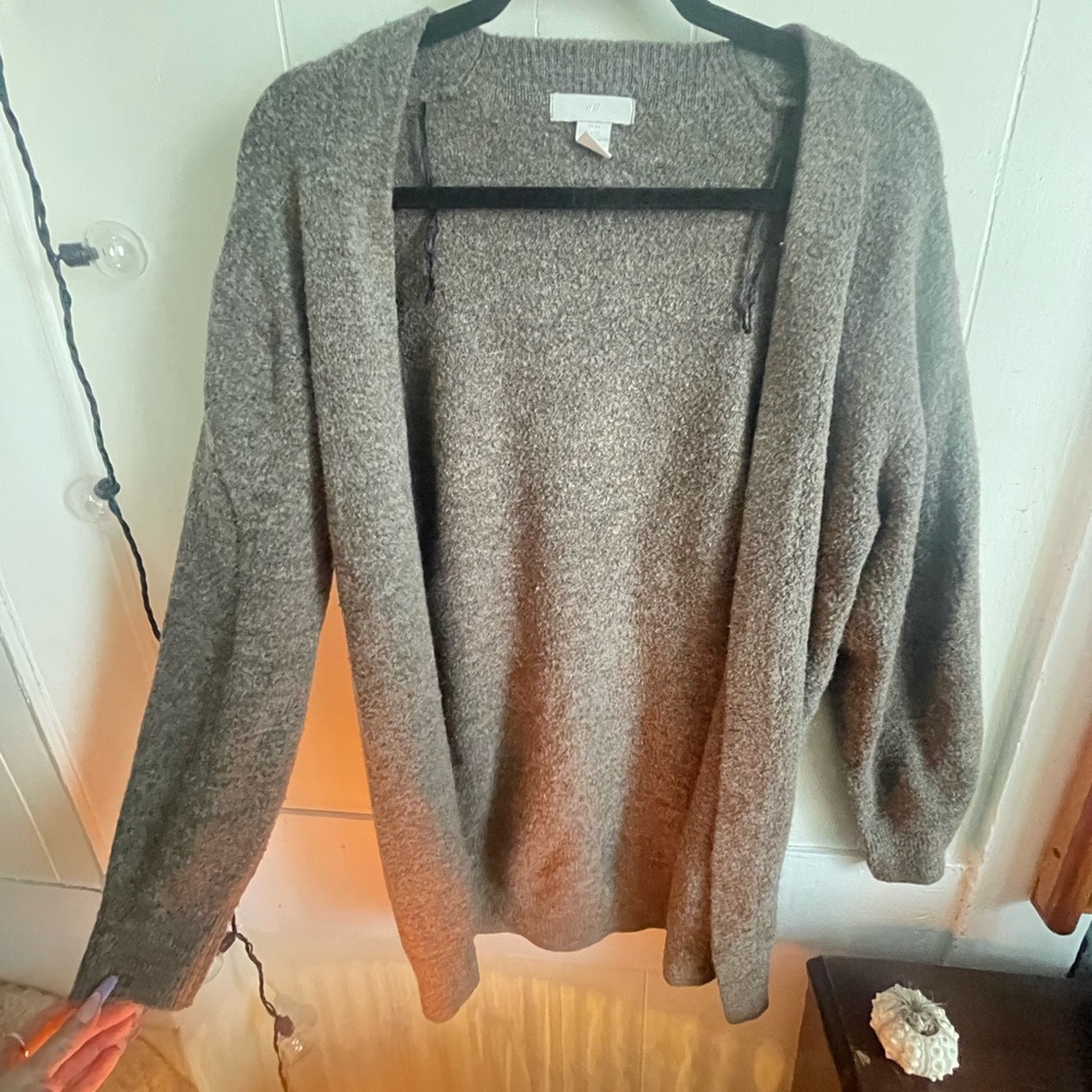 H&M Brown Knit Cardigan Sweater - Picture 3 of 4